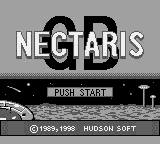 Nectaris GB Title Screen